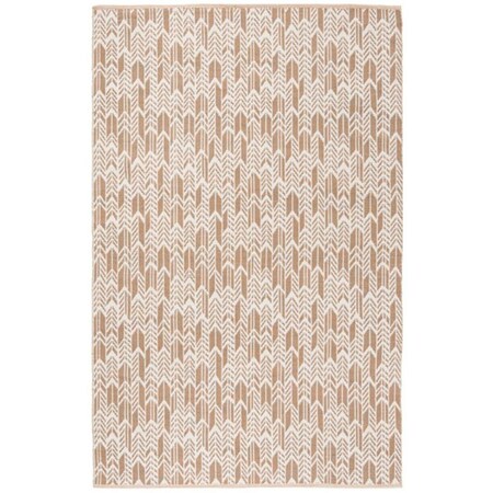 Safavieh 8 x 10 ft. Large Rectangle Montauk Hand Woven Rug, Orange and Ivory MTK609D-8